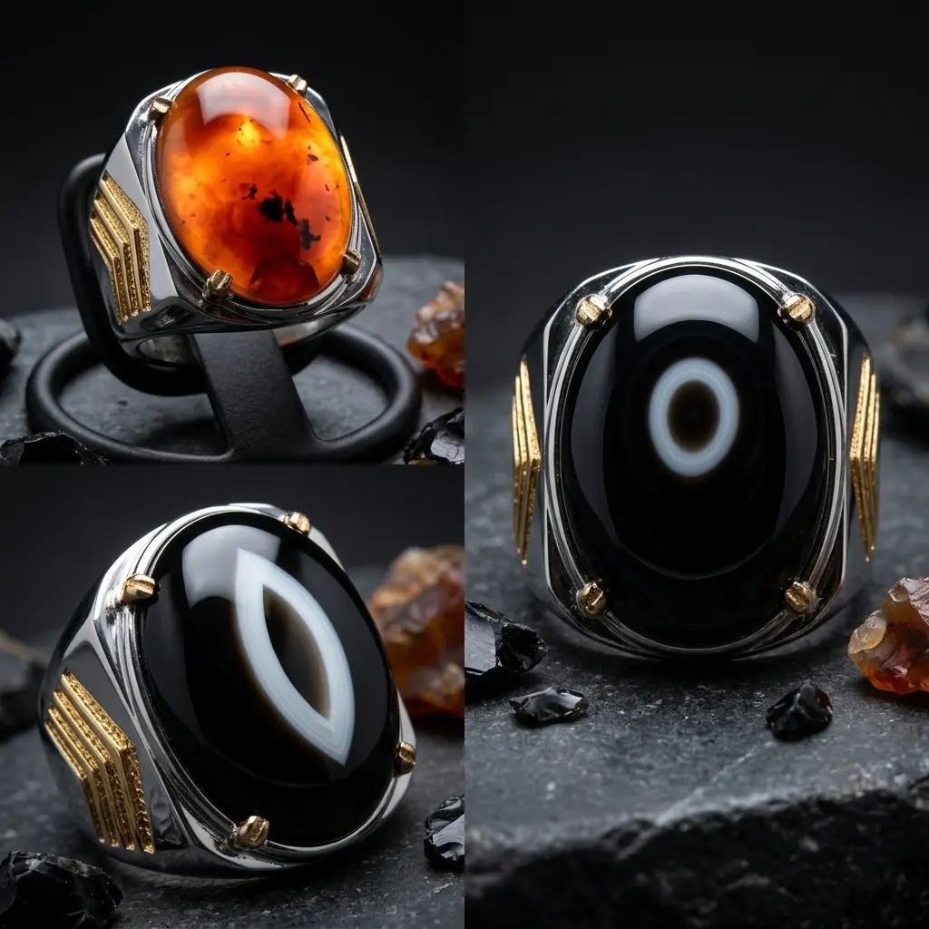 Batu Cincin Akik Amber Katilayu Yang Asli B485