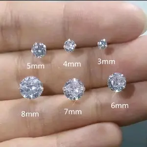 Anting Tindik Diamond, Anting Model Giwang, Anting Tusuk Permata Pria dan Wanita