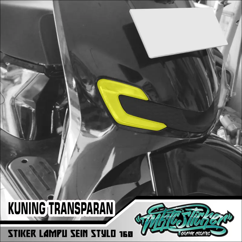STIKER LAMPU SEIN DEPAN HONDA STYLO 160 TERSEDIA BERBAGAI MACAM WARNA 4