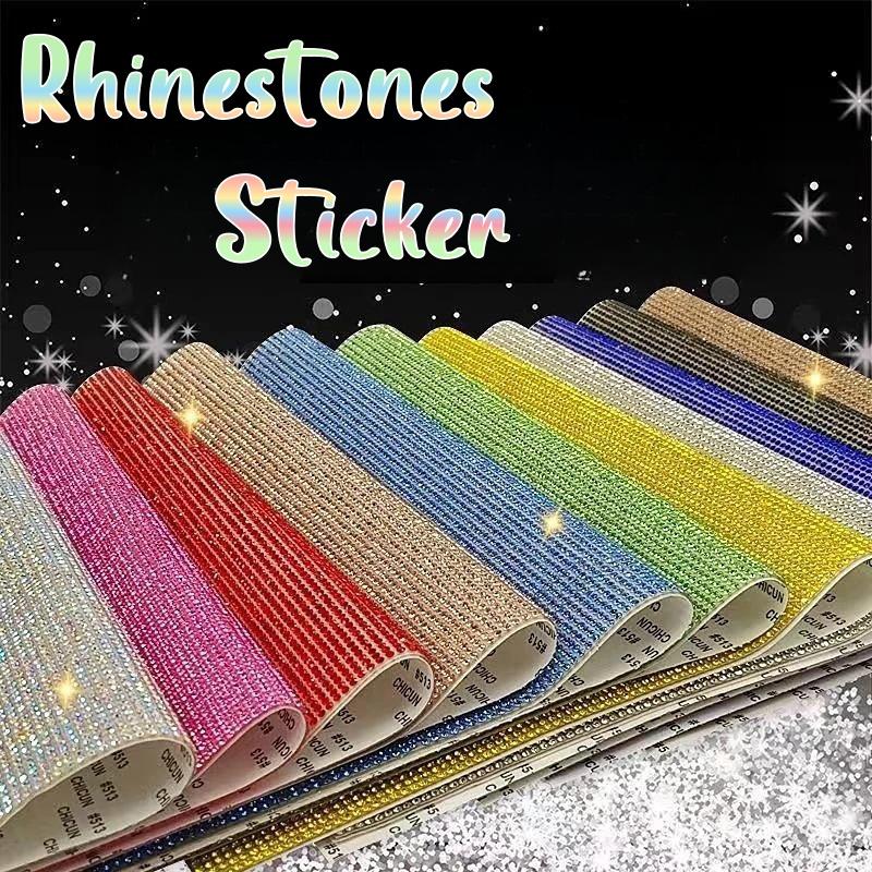 Self-Adhesive DIY Rhinestones Sticker Decoration For Arts Crafts ...