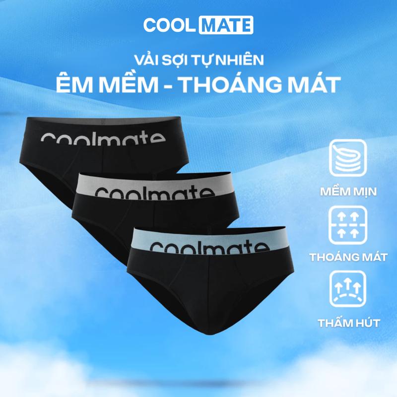 Combo 3 Quần Lót Nam tam giác Lenzing Modal cạp logo Coolmate - Coolmate