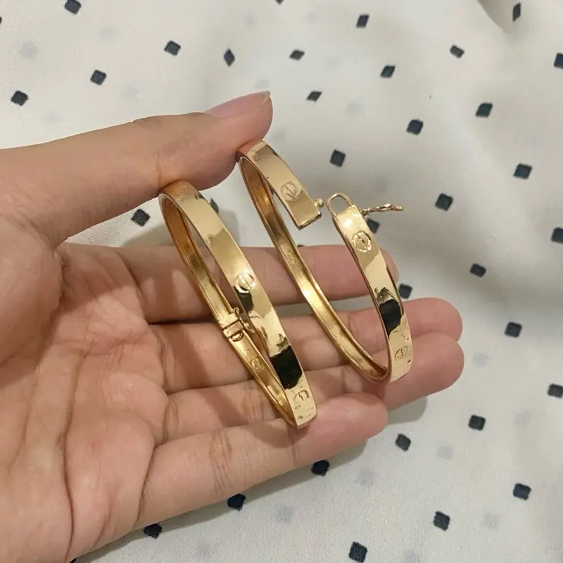 Gelang Swasa Polos Motif Ringan Bulat Awet Tahan Karat