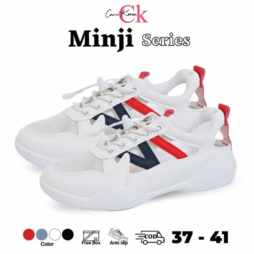 { Ketik Mau 5x } CANIKOREA Winter Sepatu Sneakers Wanita Trendy Casual Korean olahraga senam y2k 9256