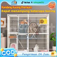 Gambar 【50% Diskon】PAPAPET Kandang kucing jumbo Premium - Kandang rumah kucing besar & Kelinci anti lomcat, Pagar portable untuk kucing, Anjing, dan hewan peliharaan lain anti karat - Tempat tidur gantung kucing dari PaPaPet.id Kab. Tangerang 1 Tokopedia
