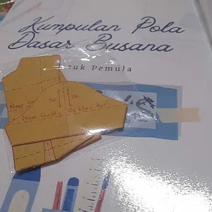Buku Kumpulan Pola Dasar Busana Untuk Pemula