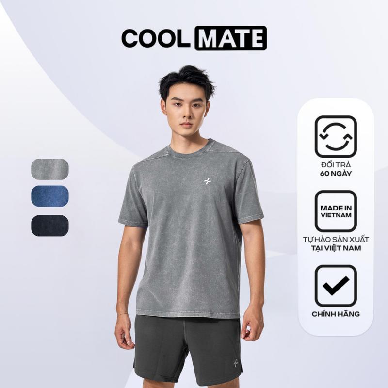 Áo thun Gym Cotton Oversize Comfort Washed - Coolmate