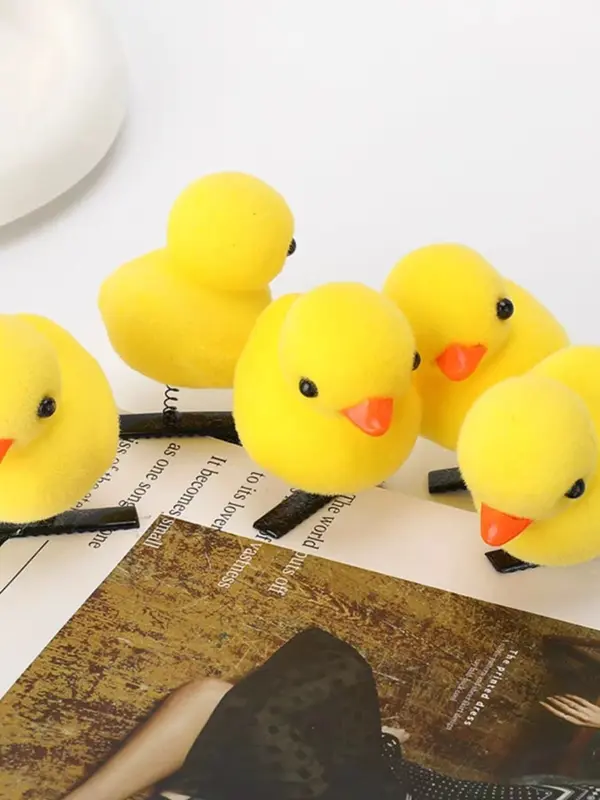 1 PASANG ISI 2PCS JEPIT DUCK GAYA ANAK PEREMPUAN / JEPIT RAMBUT MODEL BEBEK 4