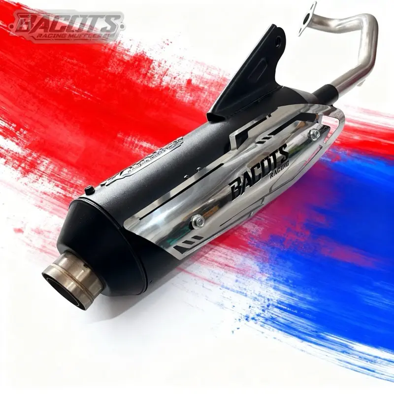 Bacots Racing Knalpot Standar Racing Moncong Shjiro , TAMENG STAINLES , Type Sarfull ,Bass adem untuk Semua Matic Plug N Play Bacots Racing Knalpot Standar Racing Moncong Shjiro , TAMENG STAINLES , Type Sarfull ,Bass adem untuk Semua Matic Plug N Play