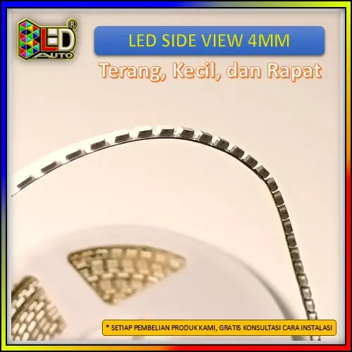 Led Side View WS2812B 31 watt Led Strip RGB DMX Smart Led Lebar 4mm kerapatan led 170 Led Permeter Lampu Rgb 5