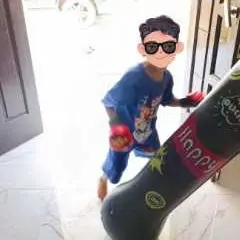 [COD]120 cm Standing Boxing Samsak Tinju Anak Inflatable Kids Training Target Tinju untuk menghilangkan stres
