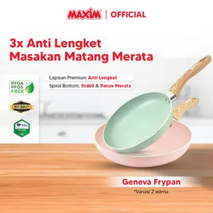 Maxim Geneva Wajan Anti Lengket Frypan 20cm 22cm 24cm