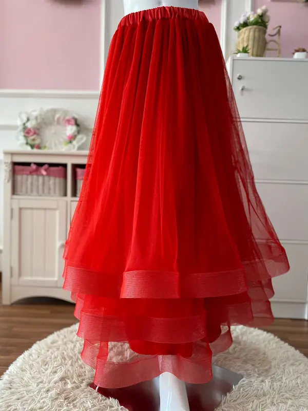 Rok Tutu / Rok Kekinian / Rok Tile / Rok Korean Style Wanita Pesta Mewah 8