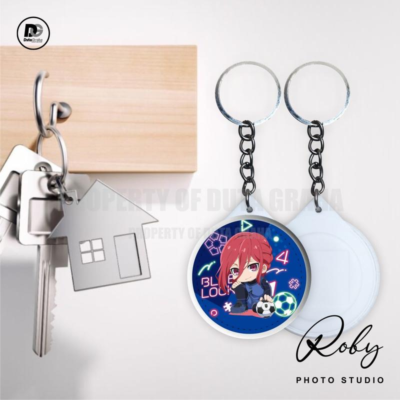[KEYRING PRESS] BLUE LOCK CHIBI KARAKTER Gantungan Kunci Keychain Aksesoris Souvenir ANIME BOLA YOICHI ISAGI ITOSHI 4
