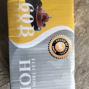 2 PCS 115 DB Klakson Keong Waterproof Horn Snail Horn  12V Klakson Keong Suara Mobil Waterproof Kuat High Power Doble Suara Untuk Mobil Sepeda Motor Kendaraan Listrik Mereparasi Anti Air Hitam Original