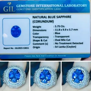 Batu Blue Safir Top Quality