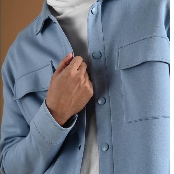 Shacket Jacket Jaket Pria Fleece Tebal Man Jaket Pria Jaket Wanita Shacket Jacket Jaket Trucker Semi Parka Fleece Premium 5