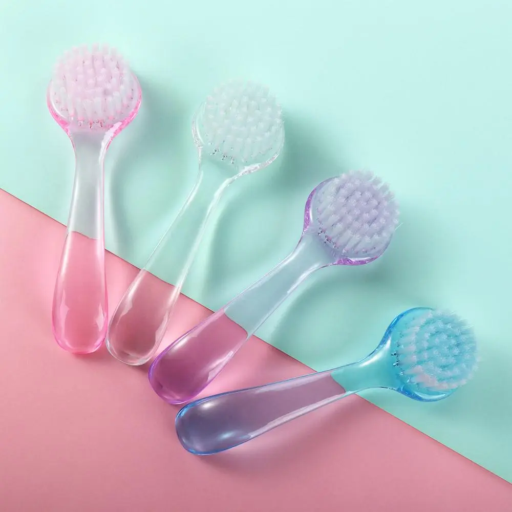 Small Animal Grooming Tools Soft Small Hamster Brush Long Hair Round Head Bear Cleaning Comb Hamster Cleaning Brush Plastic Hedgehog Bathing Brush Cleaning