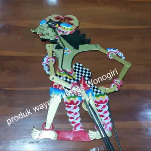 wayang kulit kertas Srenggini putra bima ukuran standar pentas pedalangan