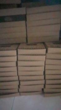 Product Review of BOX PIZZA 15X15X3 CM KRAFT LAMINASI ( ISI 5 PCS ) from p**⭐ 0
