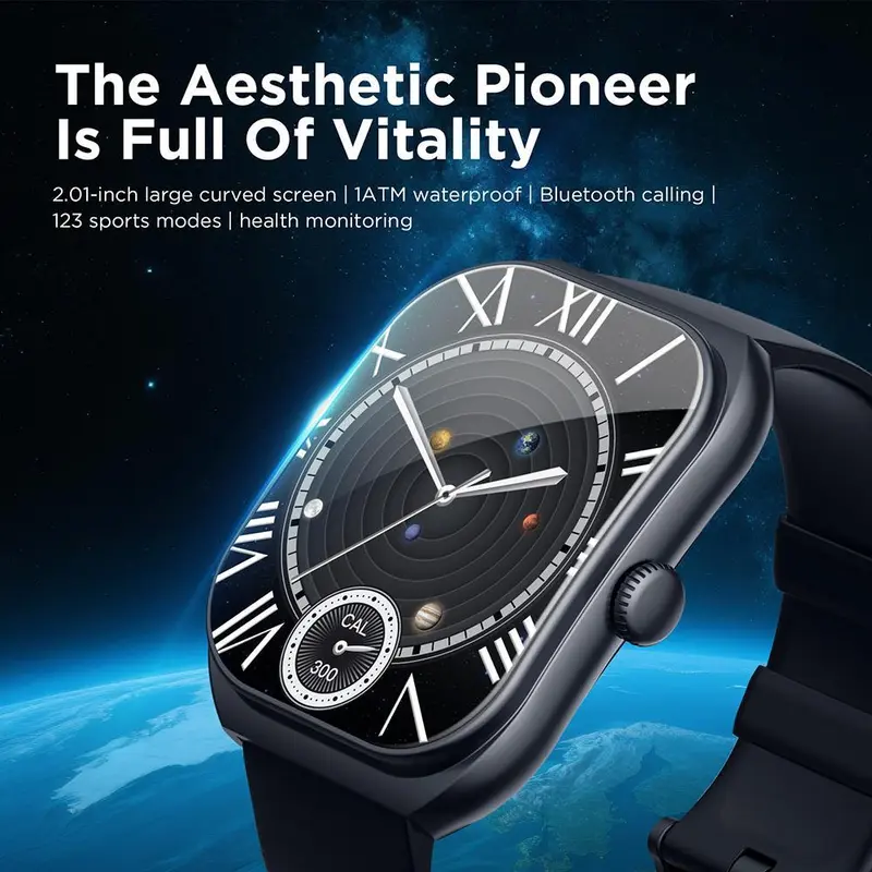 SKMEI B59 Smart Watch Model baru | Layar TFT melengkung 2,01 inci | Tahan air 1ATM | Panggilan Bluetooth | Wallpaper kustom jam tangan pintar Pemantauan kesehatan jam tangan pintar Jam tangan pria Jam tangan wanita 8