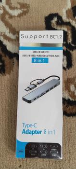 Product Review of [RADY] MAYY 8IN1 Adapter Connector DS01 USB-C Type-c Kable Konekter Multifungsi SD Card TF Card Computer Laptop Phone Table from 🇮** K**a 🎼** 2
