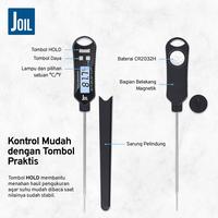 Gambar Joil Termometer Masak Digital 0.1°C Waterproof untuk Daging BBQ Baking dan Dapur - KT1 - Hitam dari Joil Kota Tangerang Selatan 4 Tokopedia