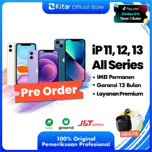 [Pre-Order] [Secondhand] Beacukai iPhone 11 | 12 | 13 IMEI Permanen Garansi 12 Bln Kualitas Teruji Resmi FULLSET 64GB 128GB 256GB 512GB