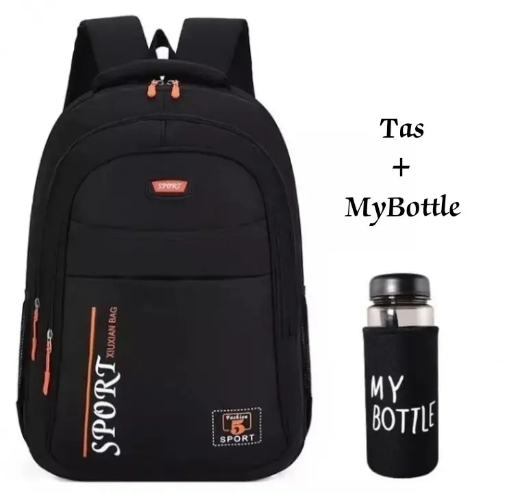 Tas Polos/ Tas Ransel Sekolah Anak SD, SMP, SMA/ Tas Laptop Sekolah/ Tas Anak Cowok Cewek/ Tas Ransel Laptop/ Tas Sekolah Anak Laki Laki Dan Perempuan/ Tas Sekolah Polos Fashion 3