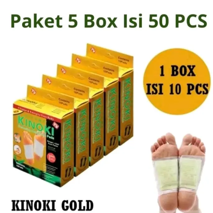 Paket 5Box Koyo Kaki Kinoki Gold Detox
