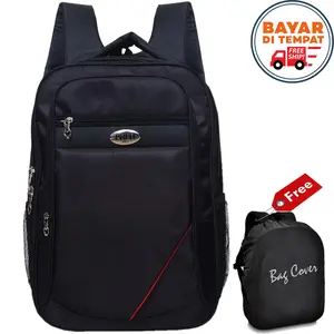 PROMO [JURAGAN TAS] Backpack Pria Tas Pria Tas POLO Ransel POLO ZL1100 Bahan Nilon + Bag Cover