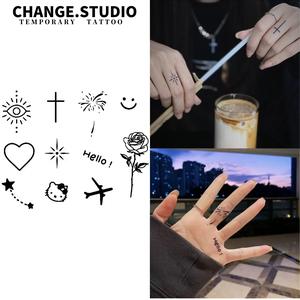 Hình Xăm Tạm Thời, Hình Ảnh Nhỏ Dễ Thương, Thích Hợp Cho Móng Tay, Kéo Dài Trong 15 Ngày, Không Thấm Nước Và Chống Chà Xát. Hình xăm dán