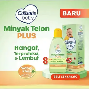 Cussons Baby TELON PLUS Natural - Minyak Telon Bayi 30ml 60ml 90ml 150ml
