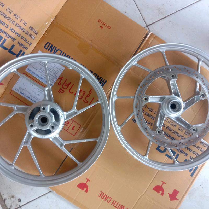 Velg Pelk Pelek Racing Depan Belakang Motor Satria Fu Lama / Fu Facelift/ Fu Thailand 2