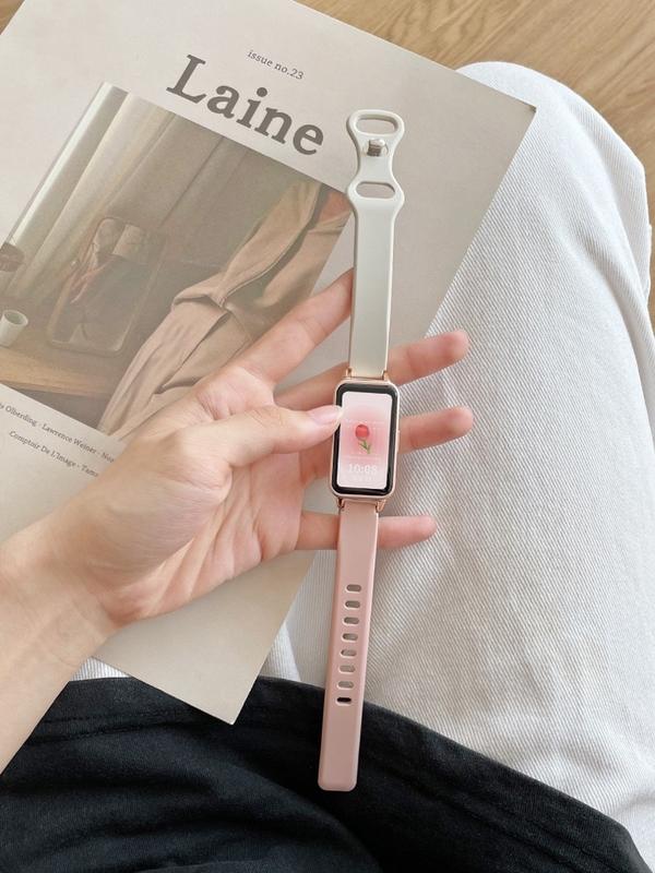 Product Introduction of Huawei Band 6/Band 7/Band 8/Honor Band 6/Band 7 Contrasing Premium Silicone Strap Double Color New Fashion Strap Huawei 15