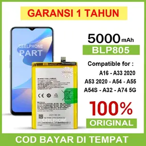 ORIGINAL Batre battery batrai Untuk Oppo A16 blp805 A53 A32 A33 2020 A54s A54 A55 A74 5G BLP805 Bergaransi