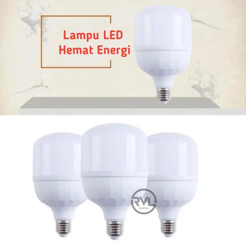 Paket 3 Pcs Lampu ECO LED Capsule 5 Watt, 10 Watt, 15 Watt, 20 Watt, 30 Watt, 40 Watt Putih 3