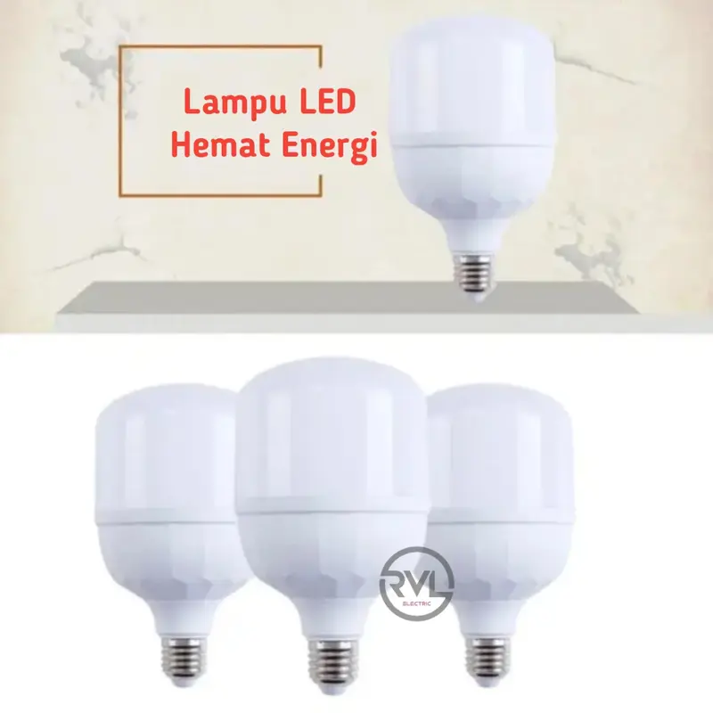 Paket 3 Pcs Lampu ECO LED Capsule 5 Watt, 10 Watt, 15 Watt, 20 Watt, 30 Watt, 40 Watt Putih 3