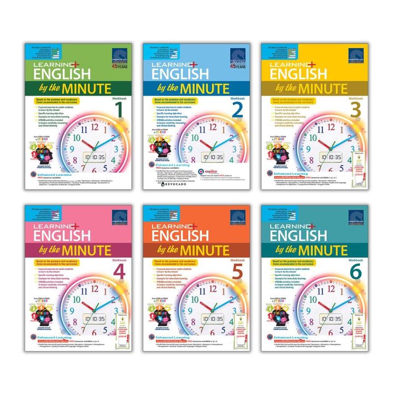 Learning+ ENGLISH by the MINUTE Workbook 1 - 6 | Topical | Primary ...