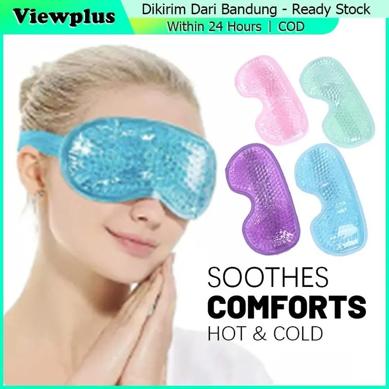 Hot & Cold Gel Sleeping Beads Eye Mask - Penutup Kompres Mata Panas & Dingin 6