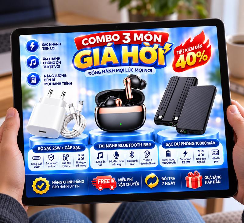VBB - COMBO 3 MÓN SIÊU HỜI SIÊU ƯU ĐÃI