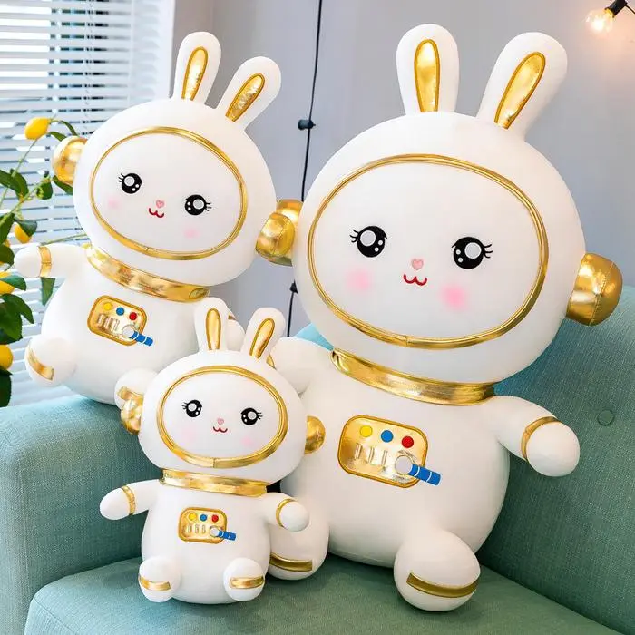 Boneka Bunny Kostum Astronot Bahan Plush 1