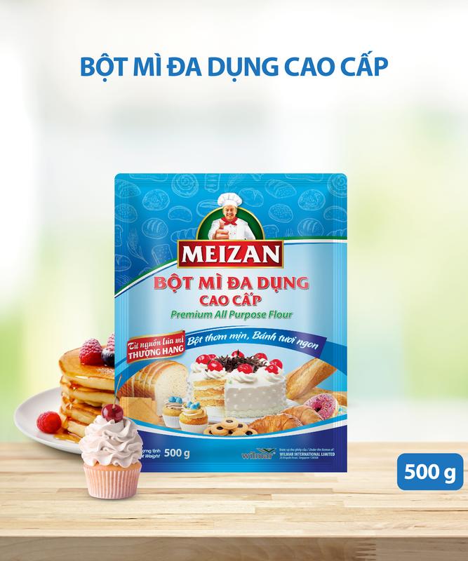 Bột mì đa dụng cao cấp hiệu Meizan 500gr
