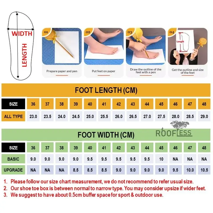 ROOFLESS Kasut Hiking Kasut Air Kasut Mancing Hiking Shoes