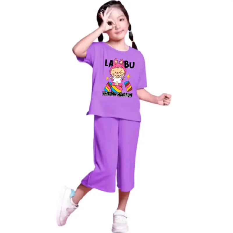 STELAN ANAK CLANA PENDEK 7/8 BABYTERI USIA 2-12THUN BONEKA LABUBU.02 5