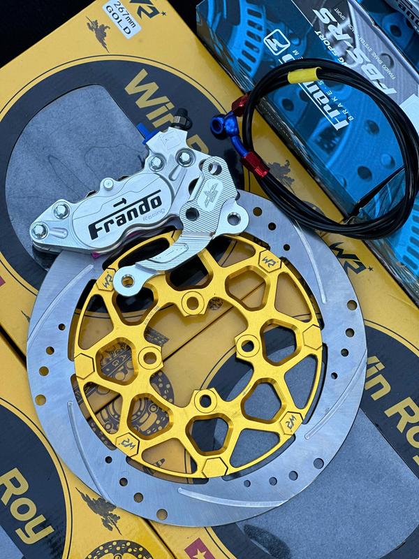  Combo Heo Pat Đĩa WINROY 267 - Pat CNC 4 PIS - HEO FRANDO 4PIS cho SIRIUS EX10 EX150 WAVE 110 Tặng Dây Dầu MORIN 