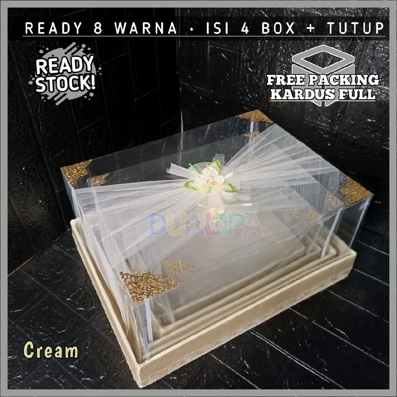 Kotak Seserahan Murah Box Hantaran Satu Set Isi 4pcs Foto - Produk Hasil Produksi Sendiri 7
