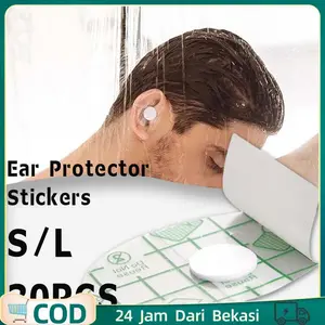 30pcs Pelindung Telinga Sticker Telinga Pelindung Telinga Anak Berenang Pelindung Kuping Bayi Dengan Inti Kapas Untuk Bayi Dan Dewasa
