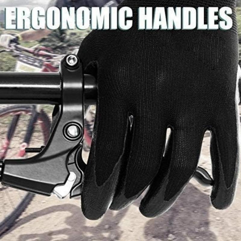 Product Introduction of Mountain Bike Handlebar, 2 Counts Aluminum Alloy Bike Brake Handle, Mountain Road Bike V-shaped Brake Lever, Bike Handlebar Accessories 3