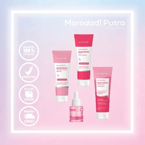 Azarine Active Bright Series Skincare Untuk Remaja Kulit Sensitif Kombinasi All Skin Types 0