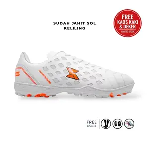 Sepatu Futsal Minisoccer Original Zars Resolution Free Kaos Kaki & Deker sudah  jahit sol keliling